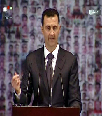 Assad to make rare speech as Syrian rebels draw nearer
