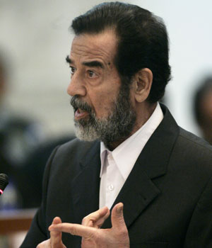 Saddam accuses White House of lying