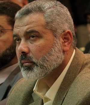Israel says could target Hamas PM-designate Haniyeh