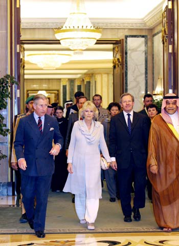 King Abdullah Receives Prince Charles
