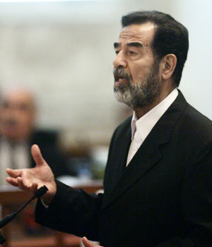 Former Iraq deputy PM Aziz takes stand for Saddam