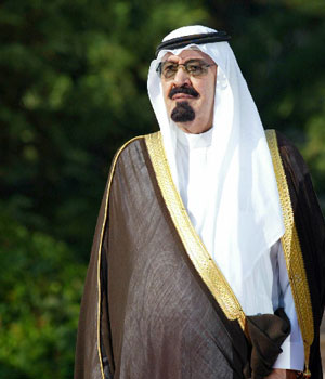 King Abdullah discusses oil policy and intervention to save lives of rogues