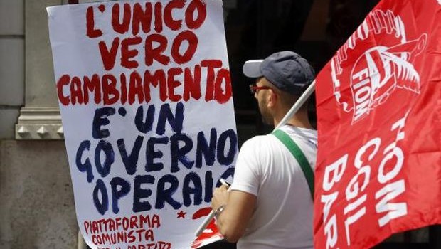 Rome protest turns up heat on new PM Letta