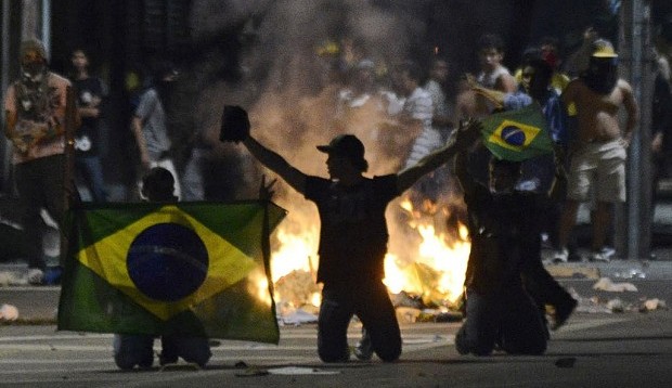 Brazil’s president pledges to hold dialogue with protesters