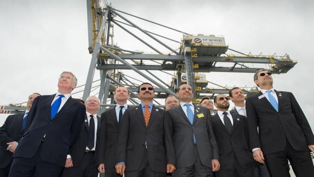 British premier visits London’s super-port