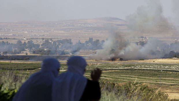 Syria conflict spreads to the Golan Heights