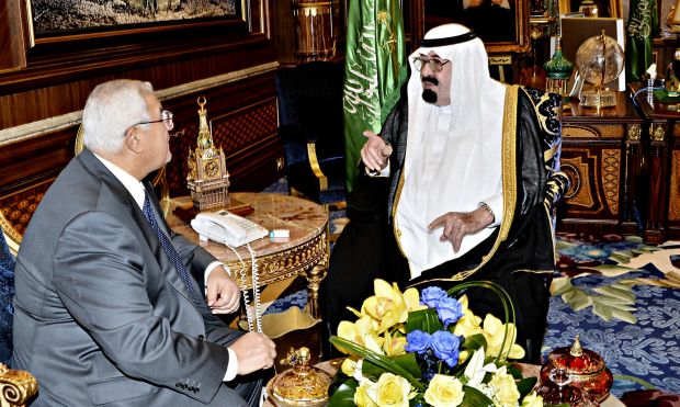 King Abdullah affirms Saudi support for Egypt