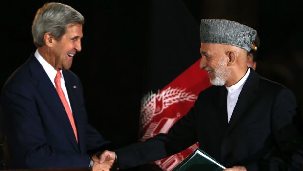 US-Afghan officials near a deal on American troops