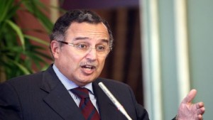 File photo of Egyptian foreign minister Nabil Fahmi. (EPA/KHALED ELFIQI)