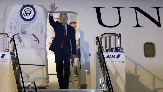 Biden on delicate mission to defuse tensions in East Asia