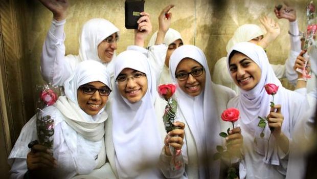 Egypt court cuts sentences on Islamist women