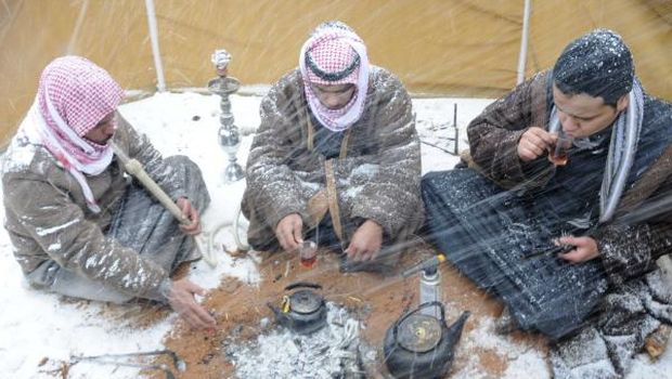 Saudis suit up for winter