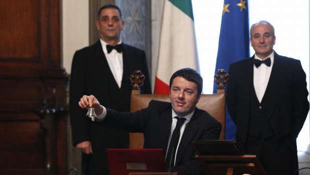 Italy’s Renzi sworn in as prime minister