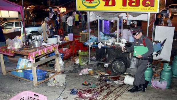 Girl killed, dozens hurt in attack on Thai protest