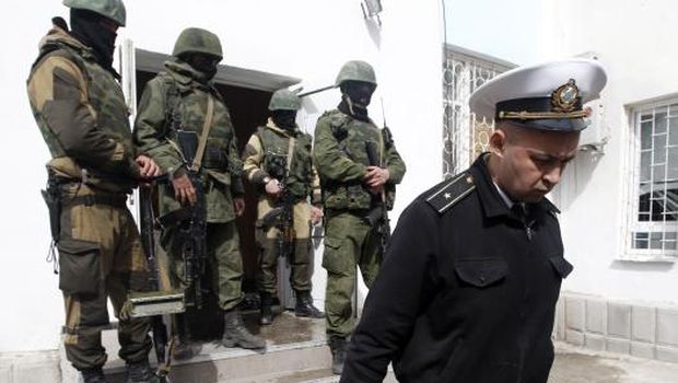 Russian forces storm Ukraine naval HQ in Crimea