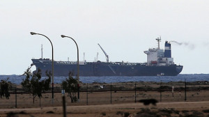 A North Korean-flagged tanker, the Morning Glory, is seen docked at the Es Sider export terminal in Ras Lanuf in this March 8, 2014 file photo. What began late in 2013 as a routine new assignment for Pakistani sea captain Mirza Noman Baig ended in a dramatic night-time rescue as U.S. special forces seized the ship his family said he was forced to operate by Libyan rebels. Picture taken March 8, 2014. REUTERS/Esam Omran Al-Fetori/Files