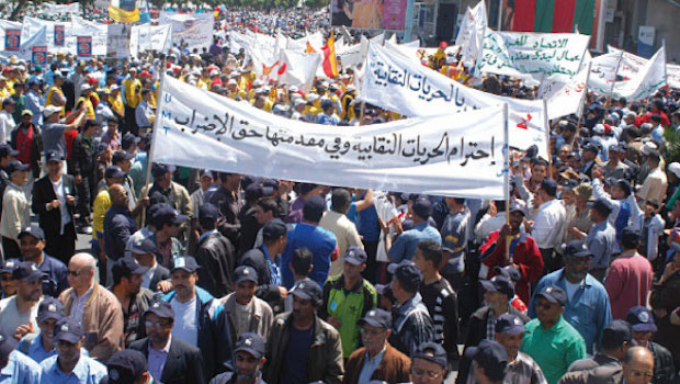Moroccan unions to hold march for workers’ rights
