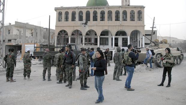 Syrian government closes in on opposition stronghold in Yabroud