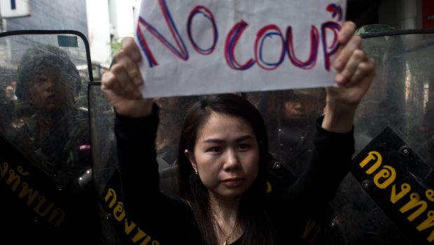 Thai protesters test military’s resolve