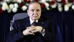 President Abdelaziz Bouteflika looks on during a swearing-in ceremony in Algiers April 28, 2014. (REUTERS/Louafi Larbi)