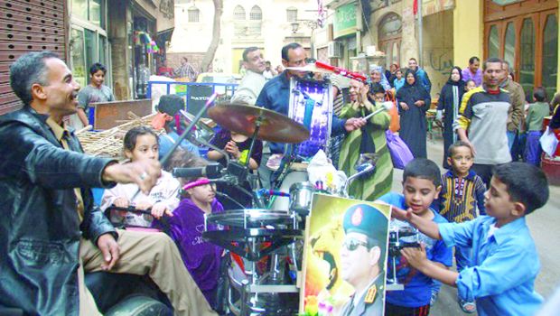 Sisi-mania in Cairo’s El-Gamaleya district