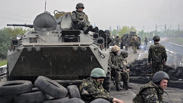 Three killed in Ukraine offensive near Slovyansk