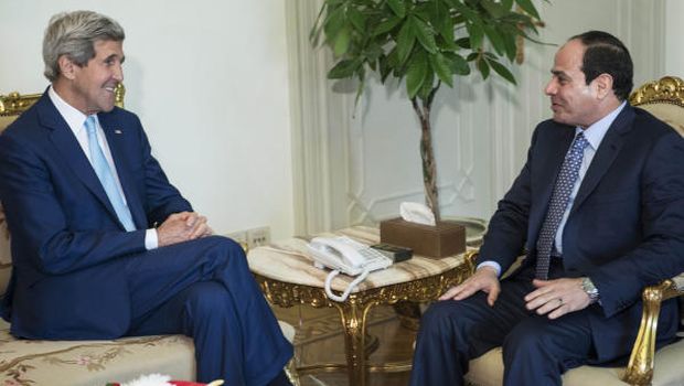 Kerry discusses Middle East security with Sisi in Cairo