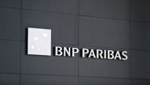 A BNP Paribas logo is pictured on a building of the bank in Geneva July 1, 2014. (REUTERS/Pierre Albouy)