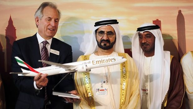 Emirates finalizes $56 bn order for 150 Boeing 777X planes