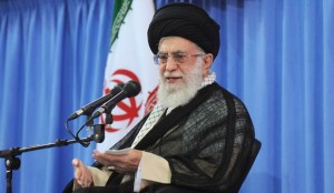 Iran's Supreme Leader, Ayatollah Ali Khamenei, addresses a meeting of university professors on July 2, 2014. (Leader.ir/HANDOUT)