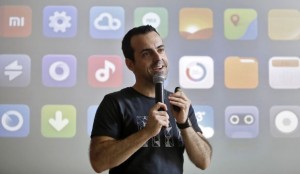 Xiaomi's International vice president, Hugo Barra, a former Google Inc executive who joined last year, speaks with the media during the launch of Mi phones in New Delhi on July 15, 2014.(REUTERS/Anindito Mukherjee)