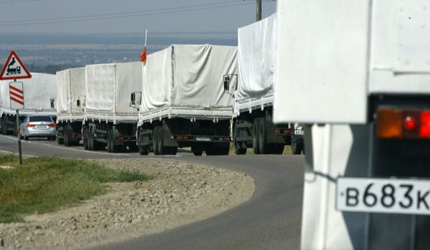 Game of chicken with Russian aid convoy