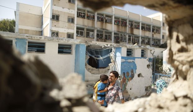 Displaced Palestinians fear expulsion from UN schools as start of academic year approaches