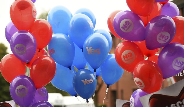 Scots’ support for independence lags on eve of referendum