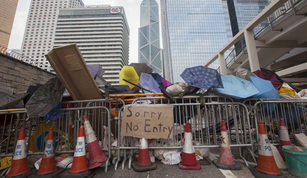 Hong Kong protesters stockpile supplies, prepare for long haul