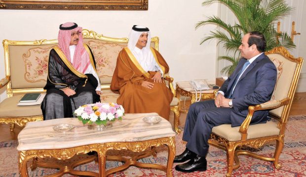 Sisi and Emir of Qatar to meet in Riyadh: sources