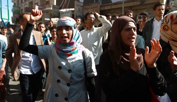 Shi’ite rebels violently disperse demonstrators in Yemen