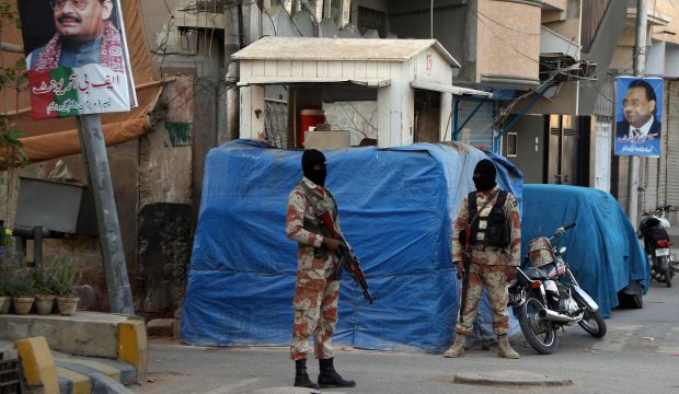 Pakistan troops raid prominent party HQ in Karachi