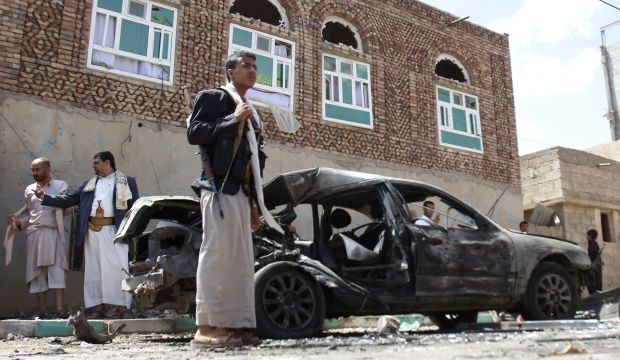 Suicide bombers hit two mosques in Yemen, killing 50