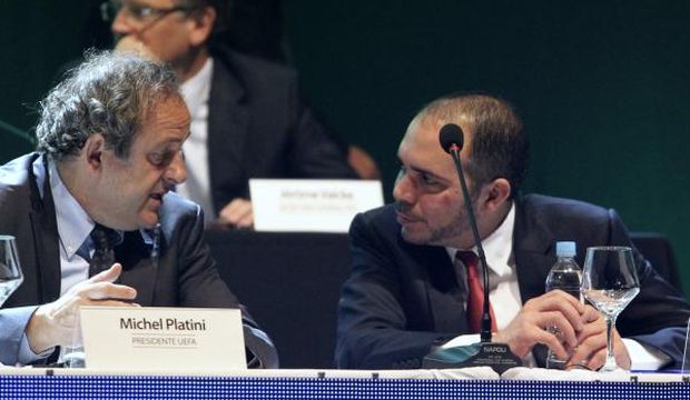 Platini pledges support for Jordan’s Prince Ali in FIFA presidency bid