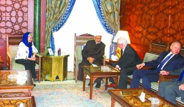 UNESCO head meets Al-Azhar Grand Sheikh in bid to protect region’s heritage from extremists