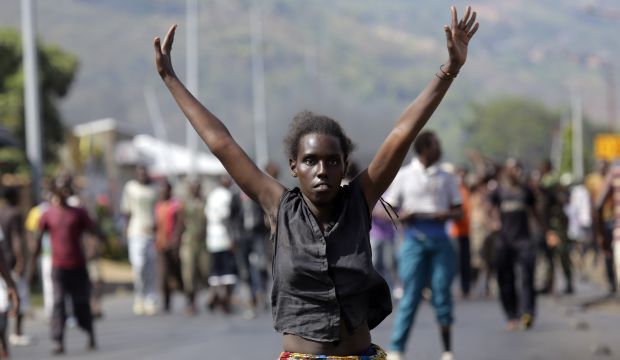 Burundi protesters gather in capital, defying threat of crackdown