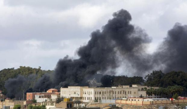 Libyan Air Force targets ISIS in Derna