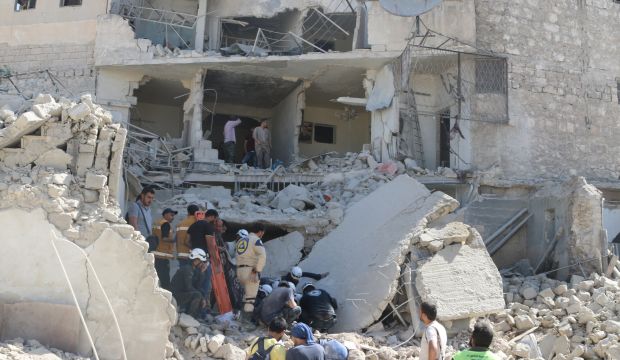 Syrian air raids kill dozens of civilians in north: monitoring group