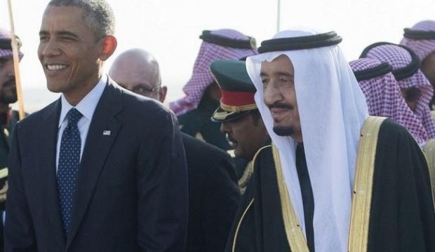 Saudi Arabia’s King Salman arrives in Washington for first US visit since becoming King