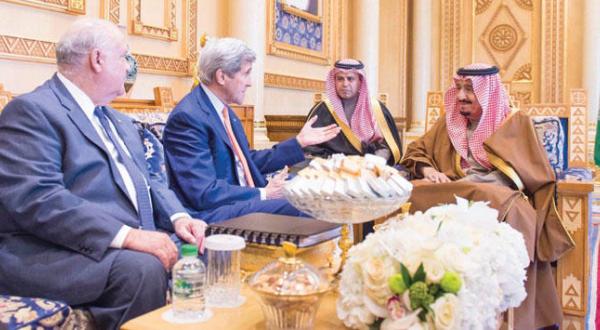 King Salman and US Secretary Discuss Iranian Interference