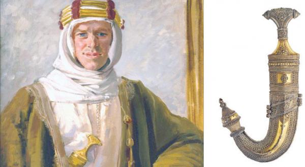 Lawrence of Arabia’s Dagger, Robes Cause Turmoil in Britain