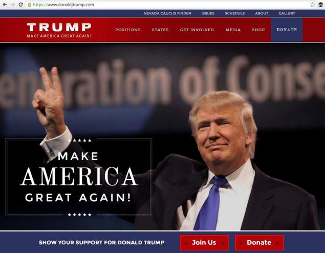 Trump Pranks Jeb Bush by Stealing His Website Campaign