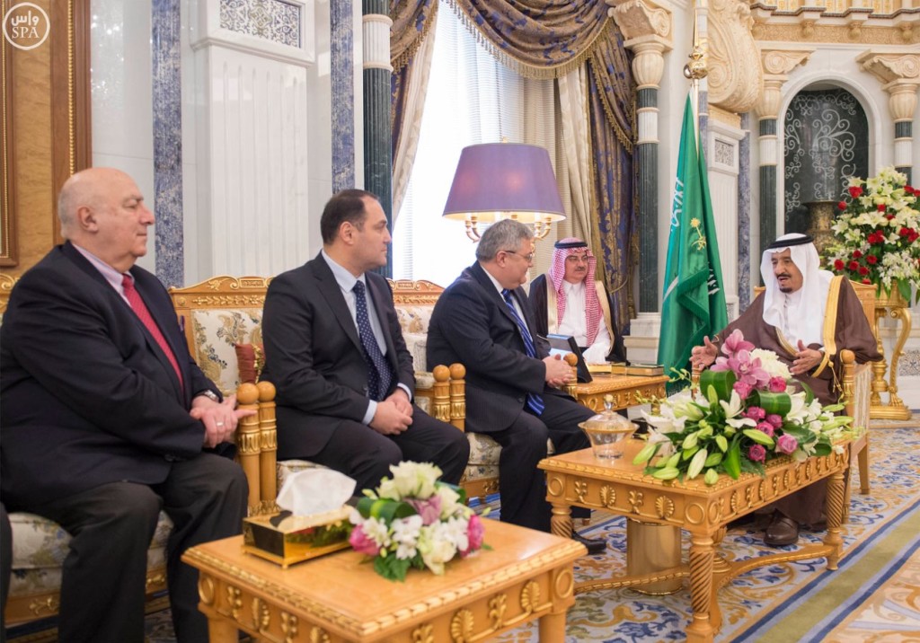 King Salman Meets David Usupashvili…Receives Honorary Doctorate in Historical and Civilizational Studies
