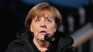 Written Insult towards Angela Merkel